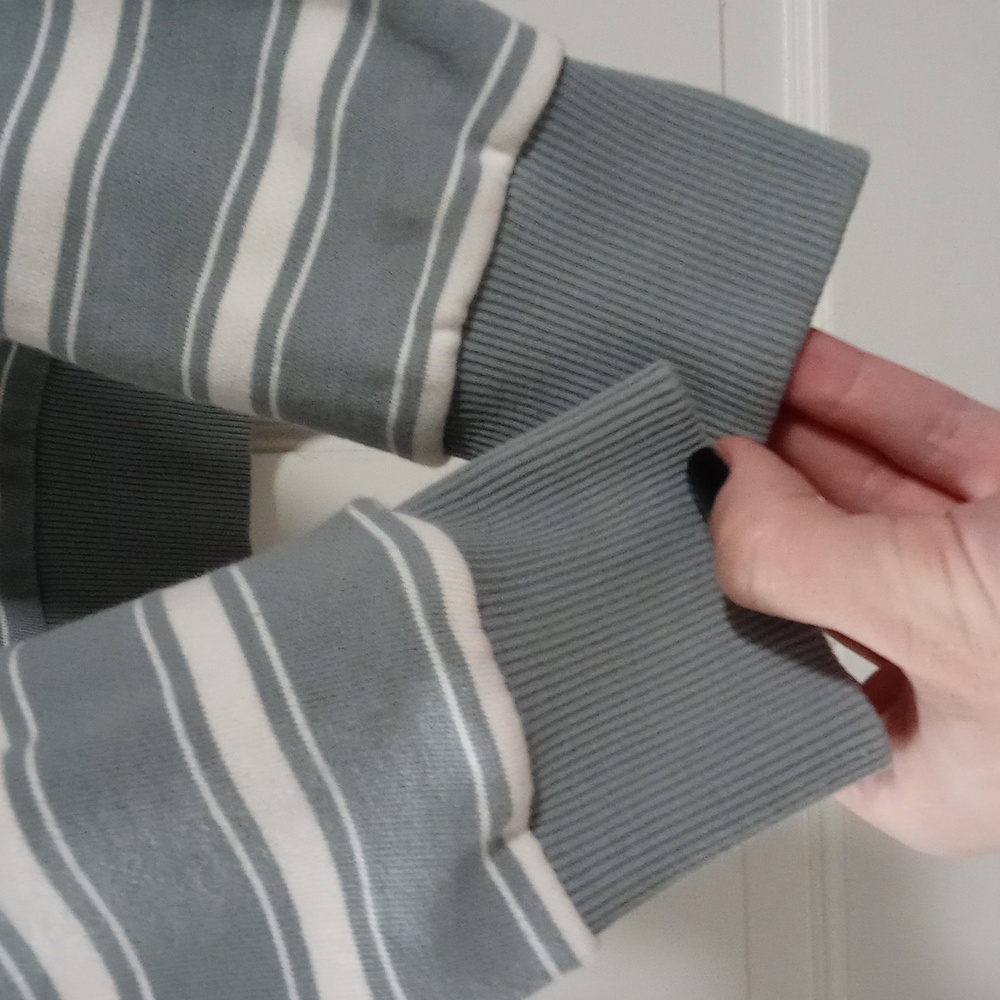 Scotch & Soda Blue and White Striped Sweatshirt - Picture 8 of 13